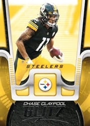 2021 Panini Playbook Blitz Chase Claypool #BTZ-CCL card