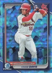 2024 Bowman Sapphire Edition Base Set Chase Davis #BCP-150 card