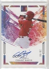 2024 Panini Impeccable Extravagance Autographs Chase Davis #EA-CD card