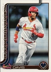 2025 Topps Pro Debut Base Set Chase Davis #PD-154 card
