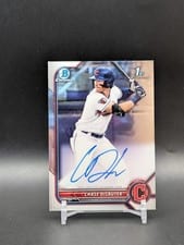 2022 Bowman Draft Chrome Autographs Chase DeLauter #CDA-CD card