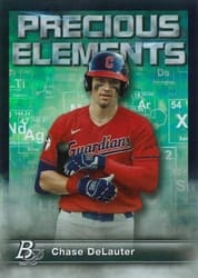 2023 Bowman Platinum Precious Elements Chase DeLauter #PE-5 card