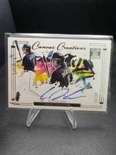 2024 Panini Impeccable Canvas Creations Signatures Chase DeLauter #CCS-CD card