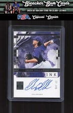 2024 Panini Impeccable Watercolor Signatures Chase Dollander #WCS-CD card