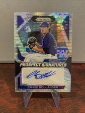 2024 Panini Prizm Prospect Signatures Chase Dollander #PS-CD card