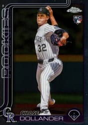 2025 Topps Chrome Update Base Set Chase Dollander #USC18 card