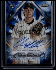 2025 Topps Chrome Update Sapphire Sapphire Selections Autographs Chase Dollander #SSA-CD card
