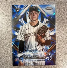 2025 Topps Chrome Update Sapphire Selections Chase Dollander #SS-35 card