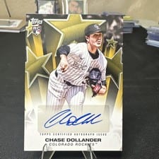 2025 Topps Update Baseball Stars Autographs Chase Dollander #BSAU-CD card