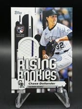 2025 Topps Update Rising Rookies Relics Chase Dollander #RRR-CD card
