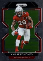 2021 Panini Prizm Base Set Chase Edmonds #77 card