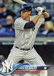 2018 Topps Base Set Chase Headley #317 card