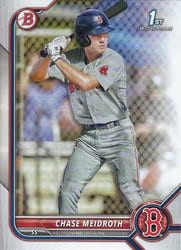 2022 Bowman Draft Base Set Chase Meidroth #BD-92 card