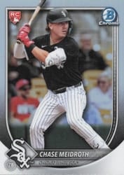 2025 Bowman Chrome Base Set Chase Meidroth #71b card