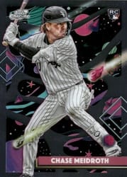 2025 Topps Cosmic Chrome Base Set Chase Meidroth #12 card