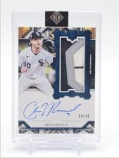 2025 Topps Transcendent Collection Rookie Showcase Patch Autographs Chase Meidroth #RSPA-CME card