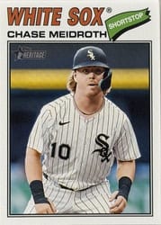 2026 Topps Heritage Base Set Chase Meidroth #298 card