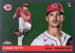 2025 Topps Chrome Platinum Base Set Chase Petty #271 card