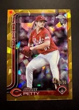 2025 Topps Chrome Update Sapphire Base Set Chase Petty #USC97 card