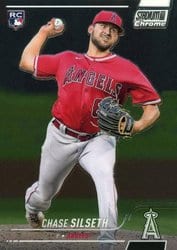 2022 Stadium Club Chrome Base Set Chase Silseth #400 card