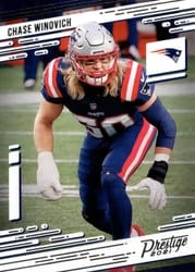 2021 Panini Prestige Base Set Chase Winovich #117 card