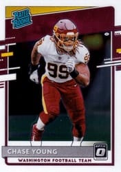 2020 Donruss Optic Base Set Chase Young #166 card