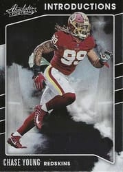 2020 Panini Absolute Introductions Chase Young #14 card