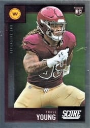 2020 Panini Chronicles 2020 Score Update Rookies Signatures Chase Young #460 card