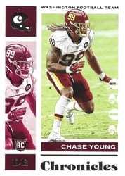 2020 Panini Chronicles Base Set Chase Young #99 card