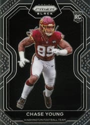 2020 Panini Chronicles Prizm Black Chase Young #PB-21 card