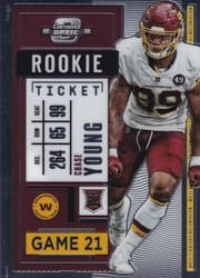 2020 Panini Contenders Optic Base Set Chase Young #67 card