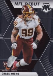 2020 Panini Mosaic Base Set Chase Young #272 card