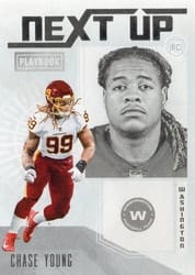 2020 Panini Playbook Next Up Chase Young #NU-15 card
