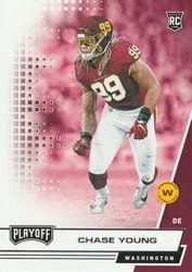 2020 Panini Playoff Base Set Chase Young #211 card