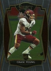 2020 Panini Select Base Set Chase Young #164 card