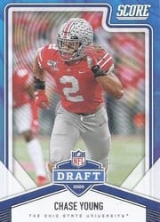 2020 Score NFL Draft Chase Young #NFL-17 card