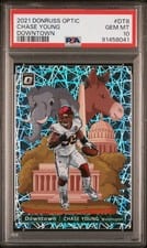 2021 Panini Donruss Optic Downtown Chase Young #DT-8 card