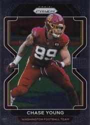 2021 Panini Prizm Base Set Chase Young #213 card