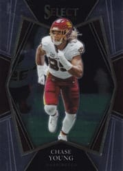 2021 Panini Select Base Set Chase Young #134 card