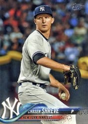 2018 Topps Base Set Chasen Shreve #497 card