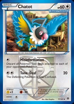 Plasma Blast Chatot #77 card