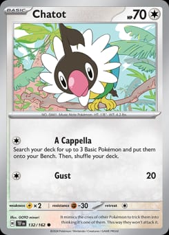 Temporal Forces Chatot #132 card