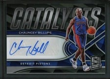 2021-22 Panini Spectra Catalysts Signatures Chauncey Billups #CAS-CBL card