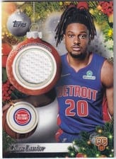 2025-26 Topps Holiday Player Relics Chaz Lanier #PR-CL card