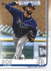 2019 Topps Base Set Chaz Roe #405 card