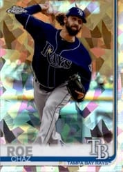 2019 Topps Chrome Sapphire Edition Base Set Chaz Roe #405 card