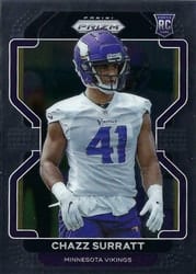 2021 Panini Prizm Base Set Chazz Surratt #419 card