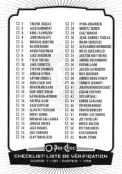 2022-23 O-Pee-Chee Base Set Checklist: 1-100 #100 card
