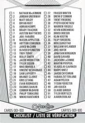 2024-25 O-Pee-Chee Base Set Checklist: 1-100 #100 card