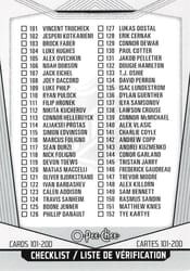 2024-25 O-Pee-Chee Base Set Checklist: 101-200 #200 card